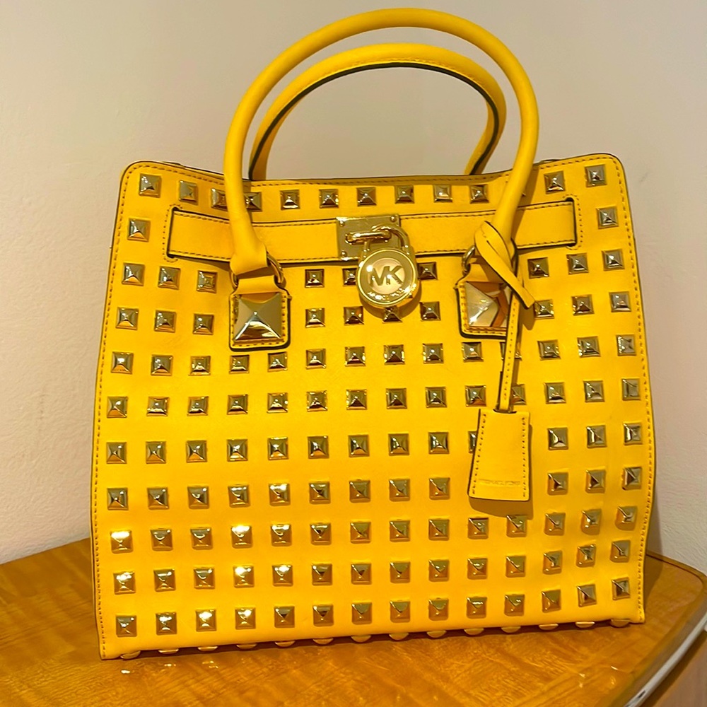 Original classic yellow Mk limited collection handbag